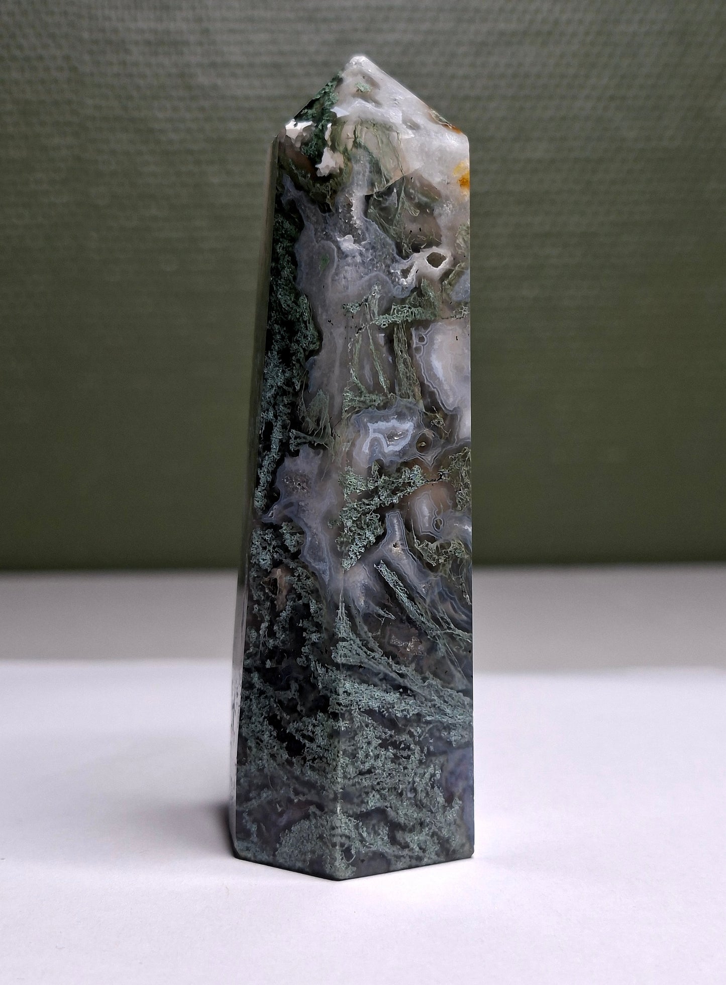 NOUVEAU - Tour en agate fleur