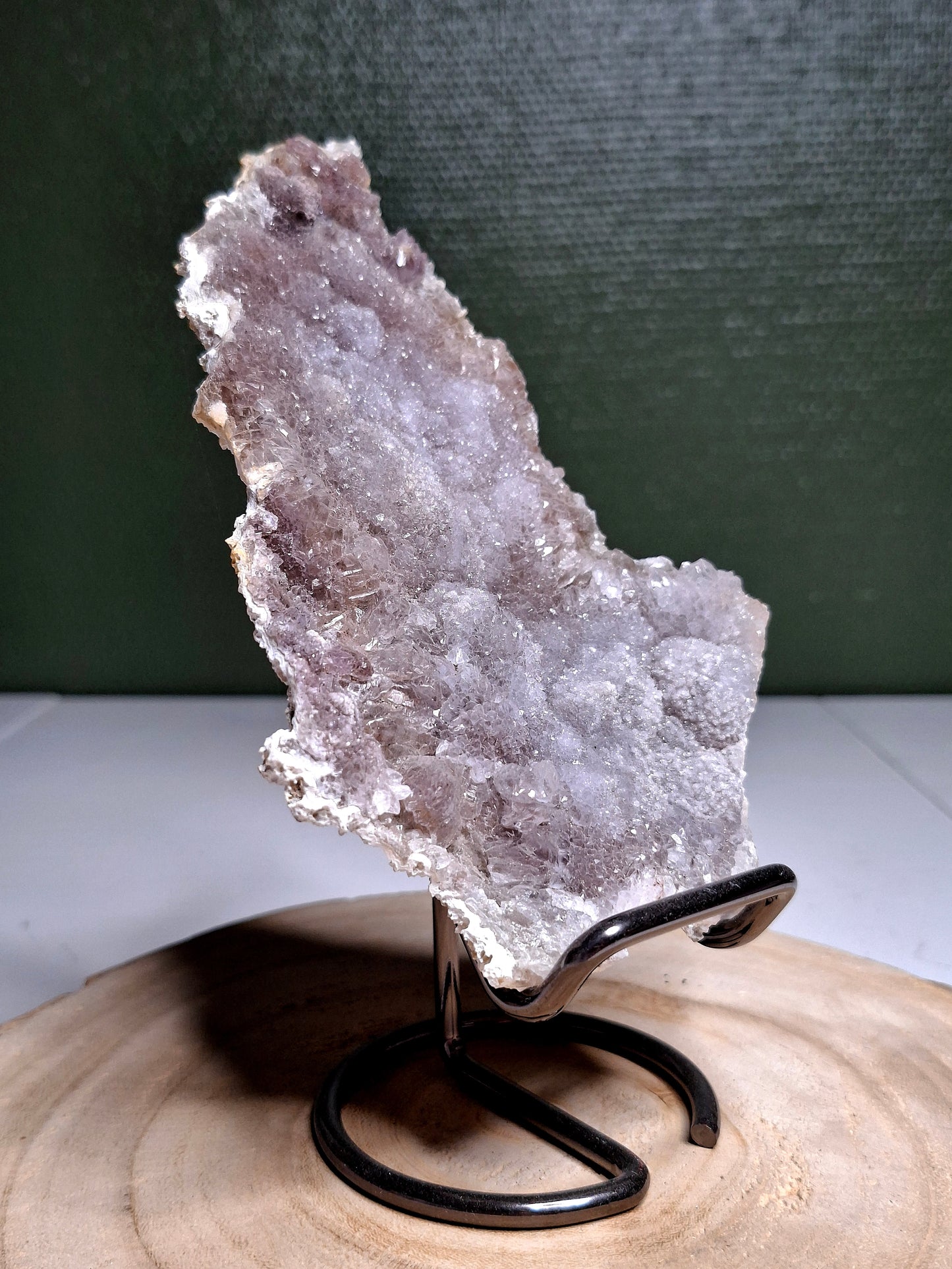 NOUVEAU - Druse en zéolithe sur support