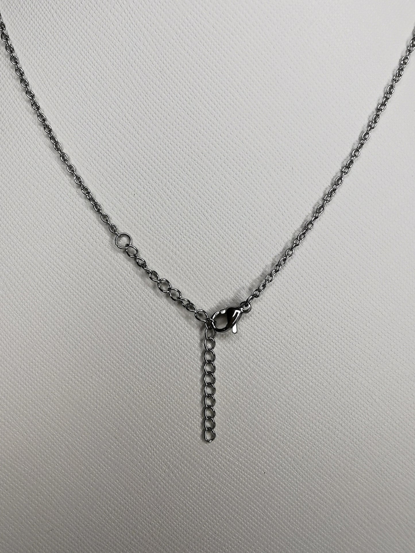 Chaîne en acier inoxydable argenté