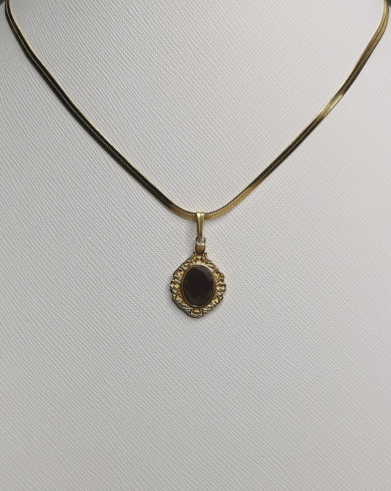 NOUVEAU - Pendentif en améthyste