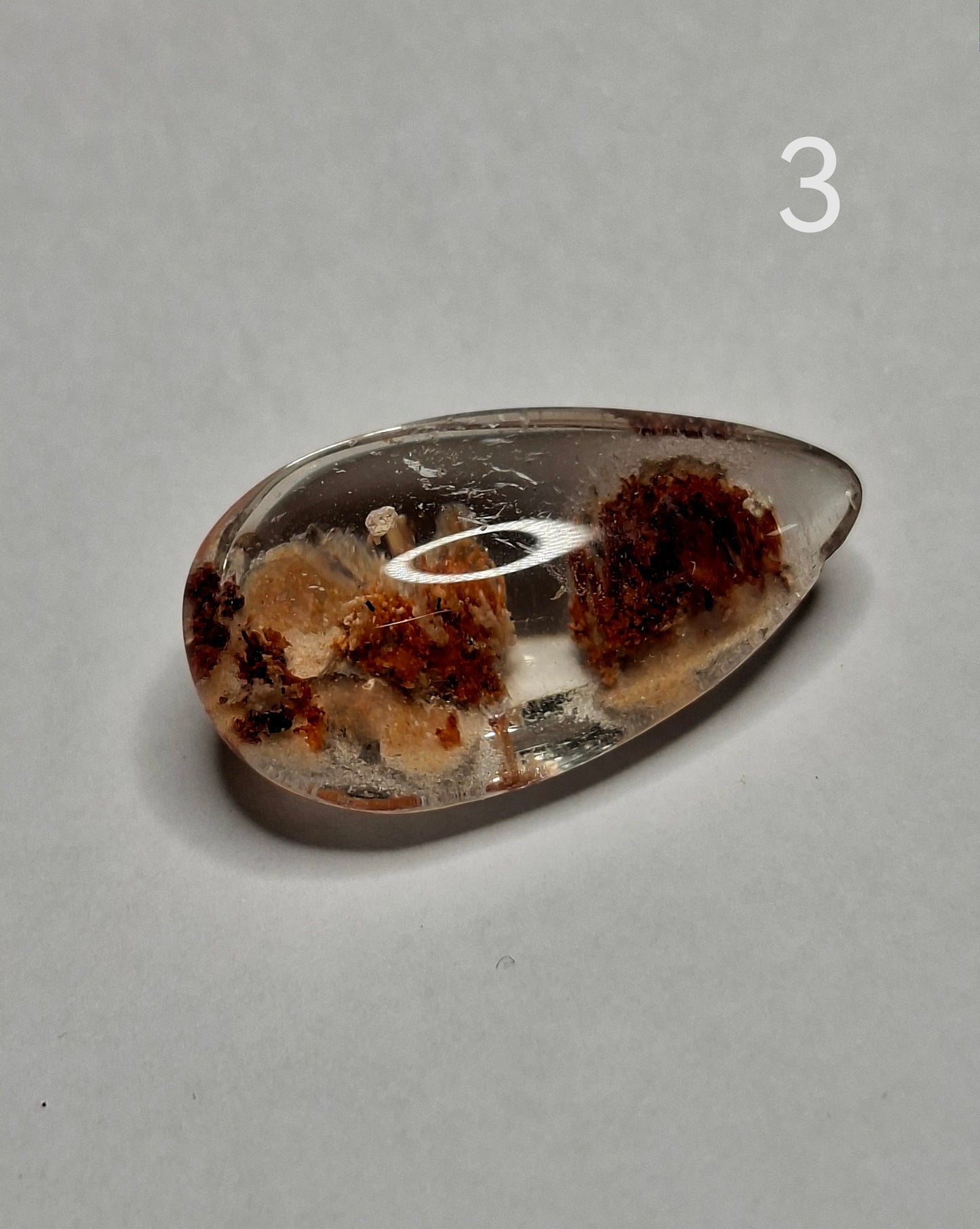 NOUVEAU - Goutte et rectangle en lodolite