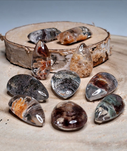 NOUVEAU - Goutte et rectangle en lodolite