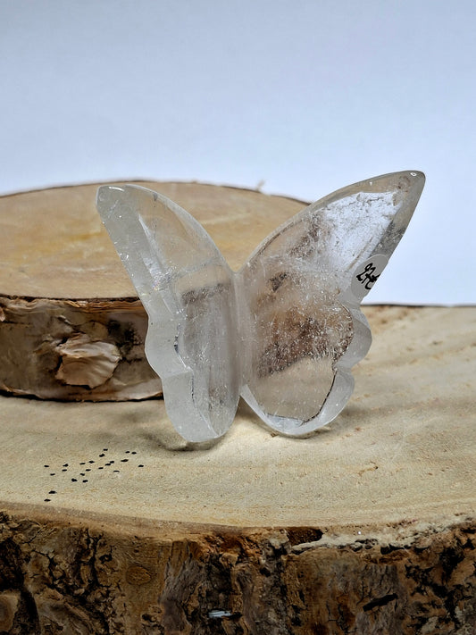NOUVEAU - Papillon 3D en cristal de roche
