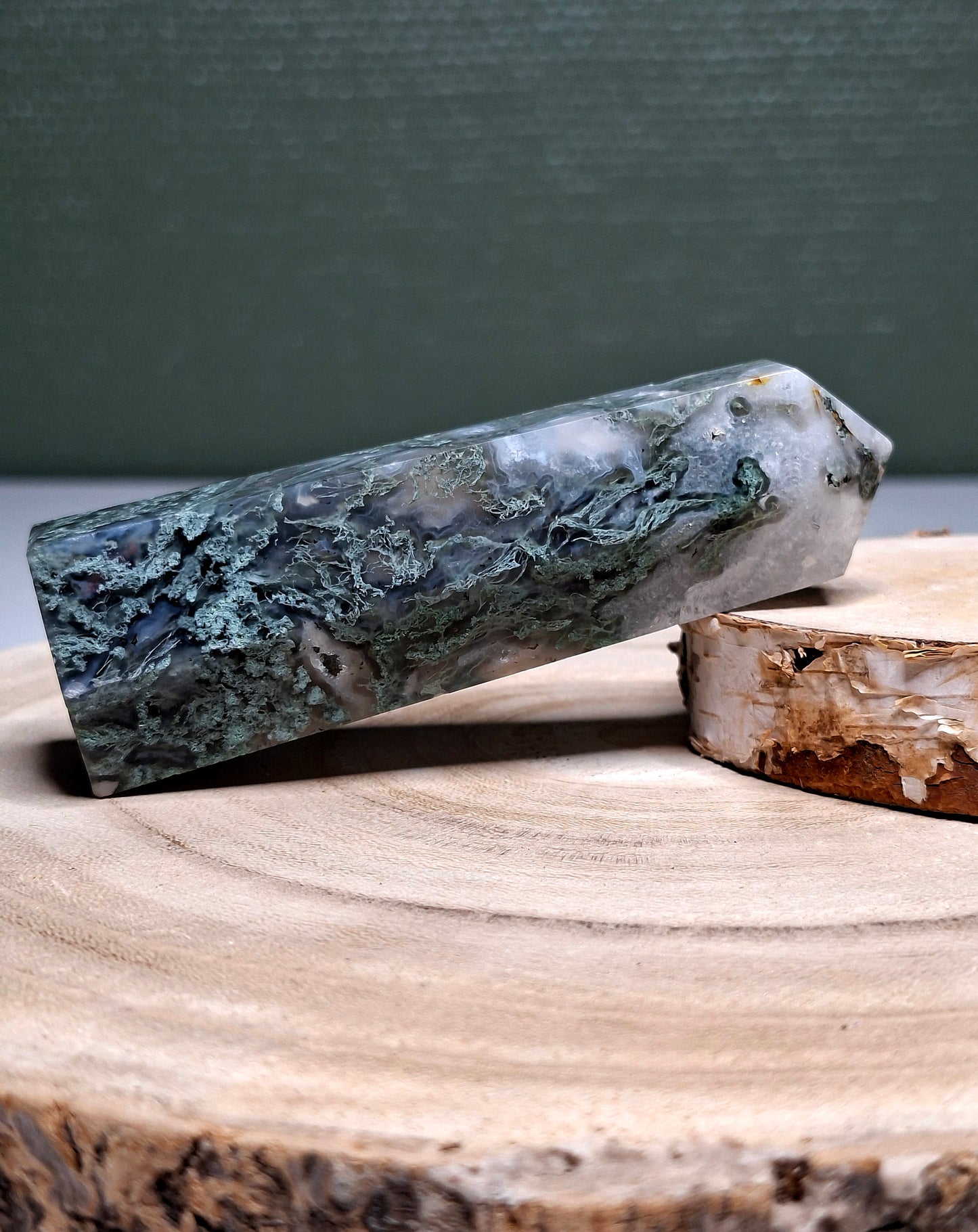 NOUVEAU - Tour en agate fleur