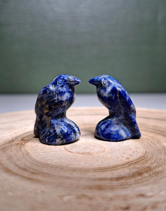 NOUVEAU - Corbeau en lapis lazuli