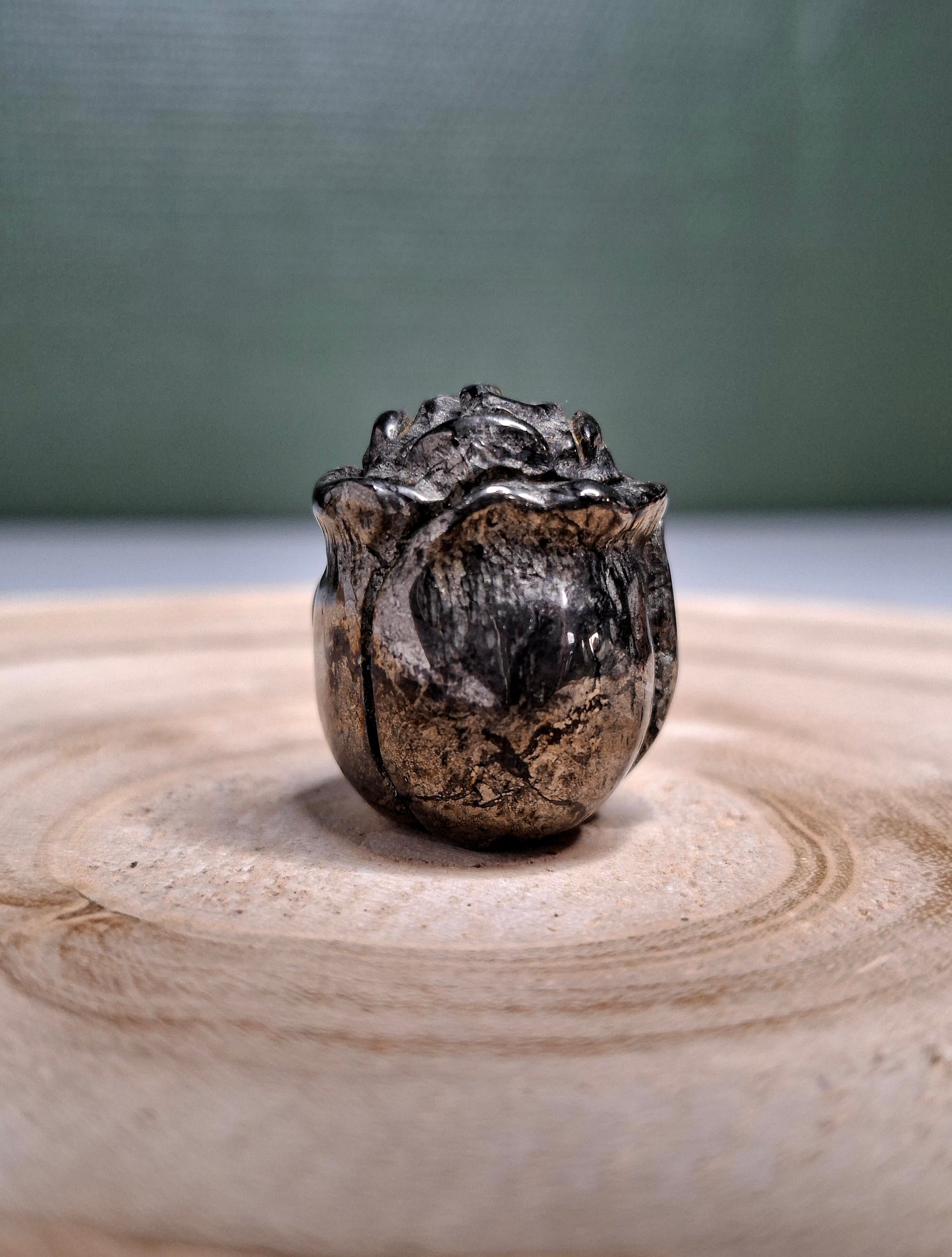 NOUVEAU - Rose en pyrite