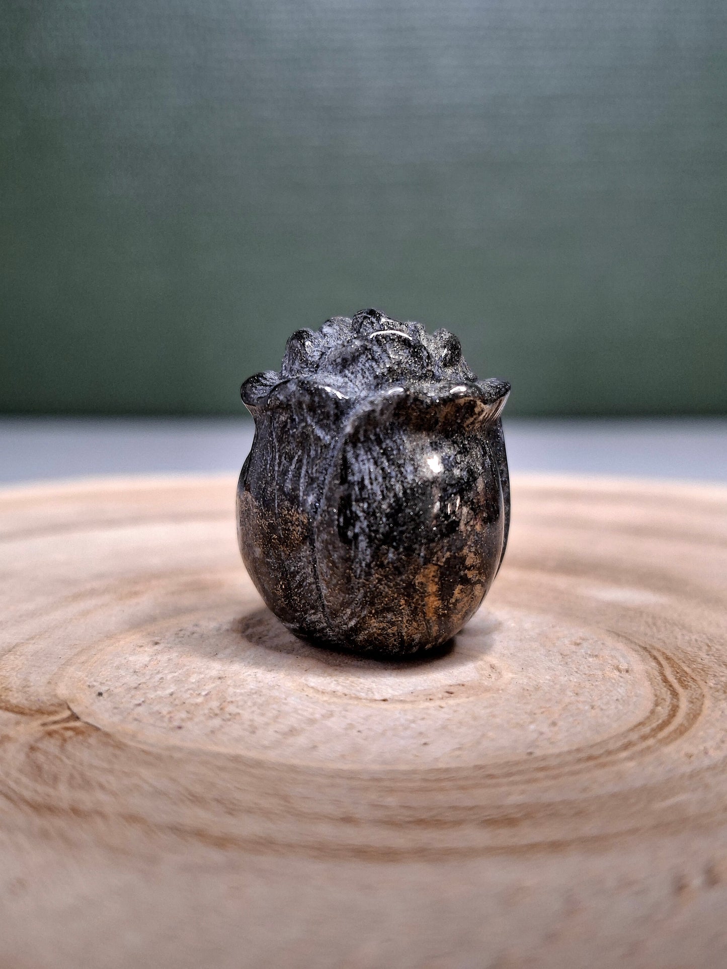 NOUVEAU - Rose en pyrite