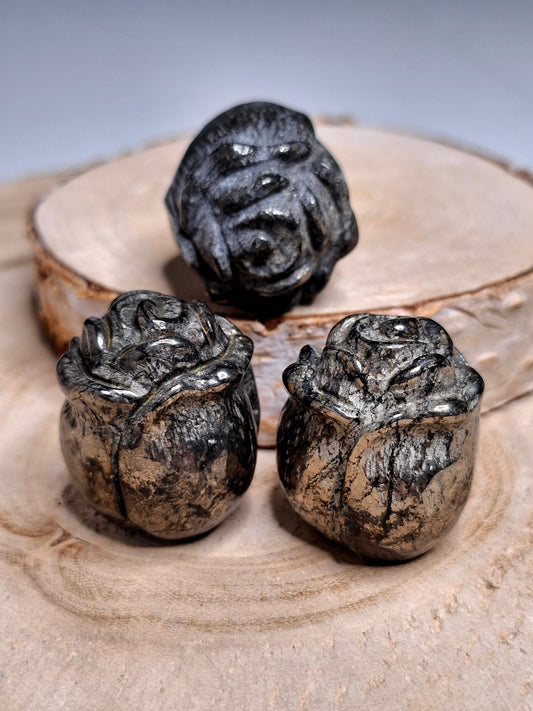 NOUVEAU - Rose en pyrite