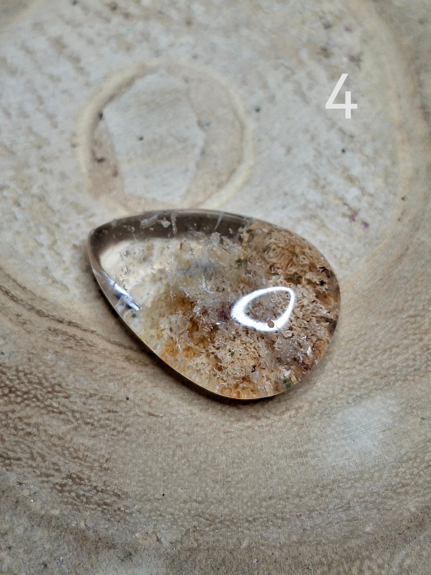 NOUVEAU - Goutte et rectangle en lodolite