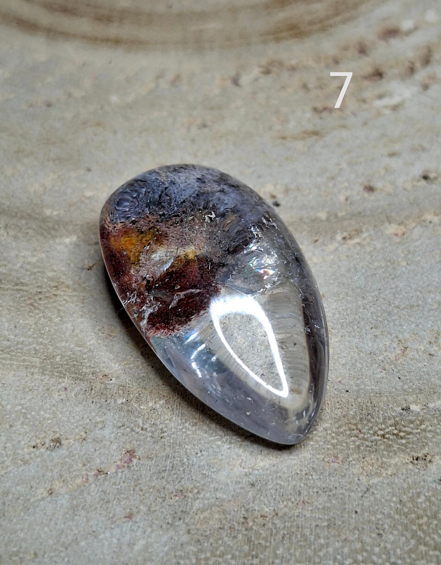 NOUVEAU - Goutte et rectangle en lodolite