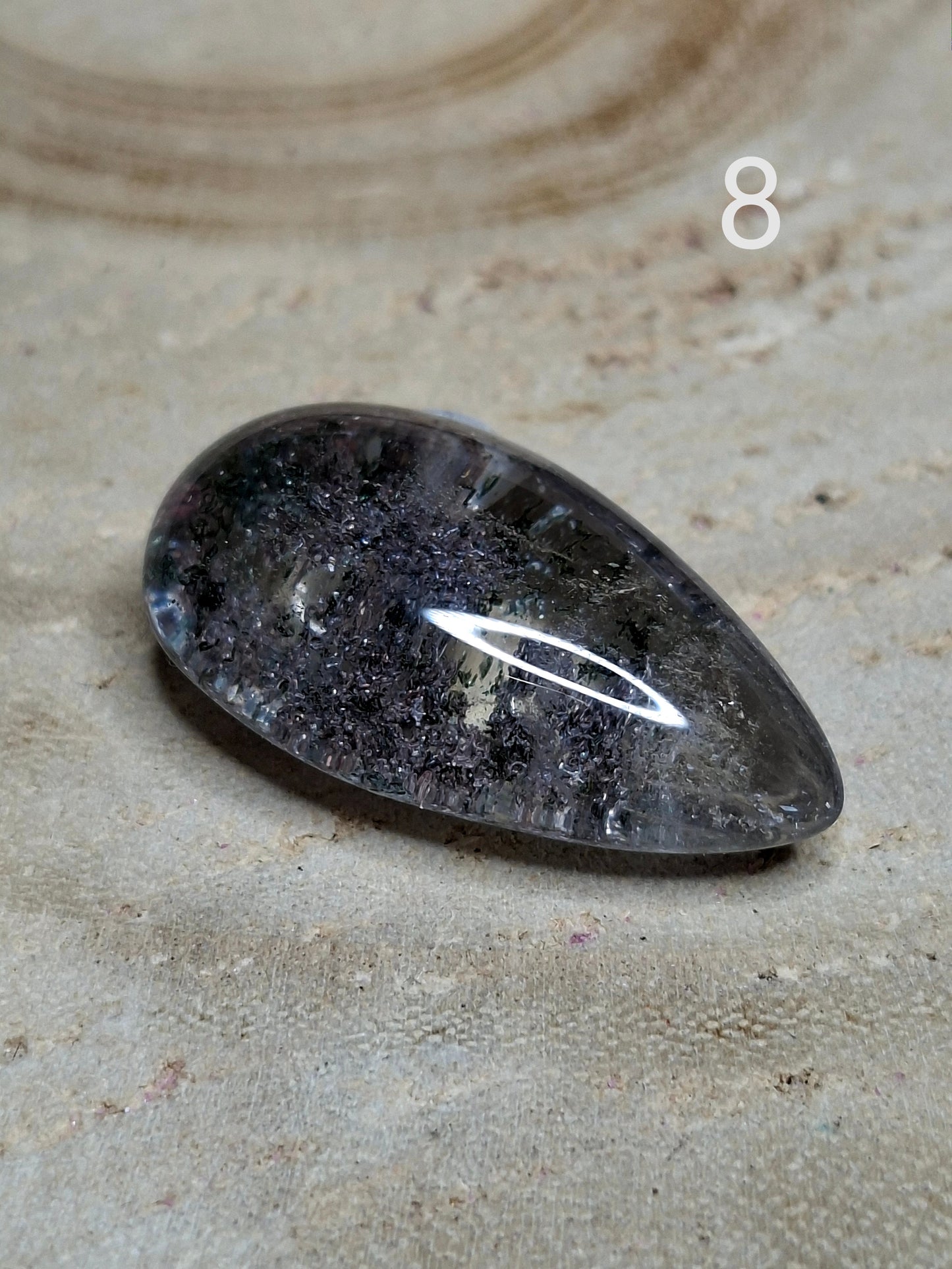 NOUVEAU - Goutte et rectangle en lodolite