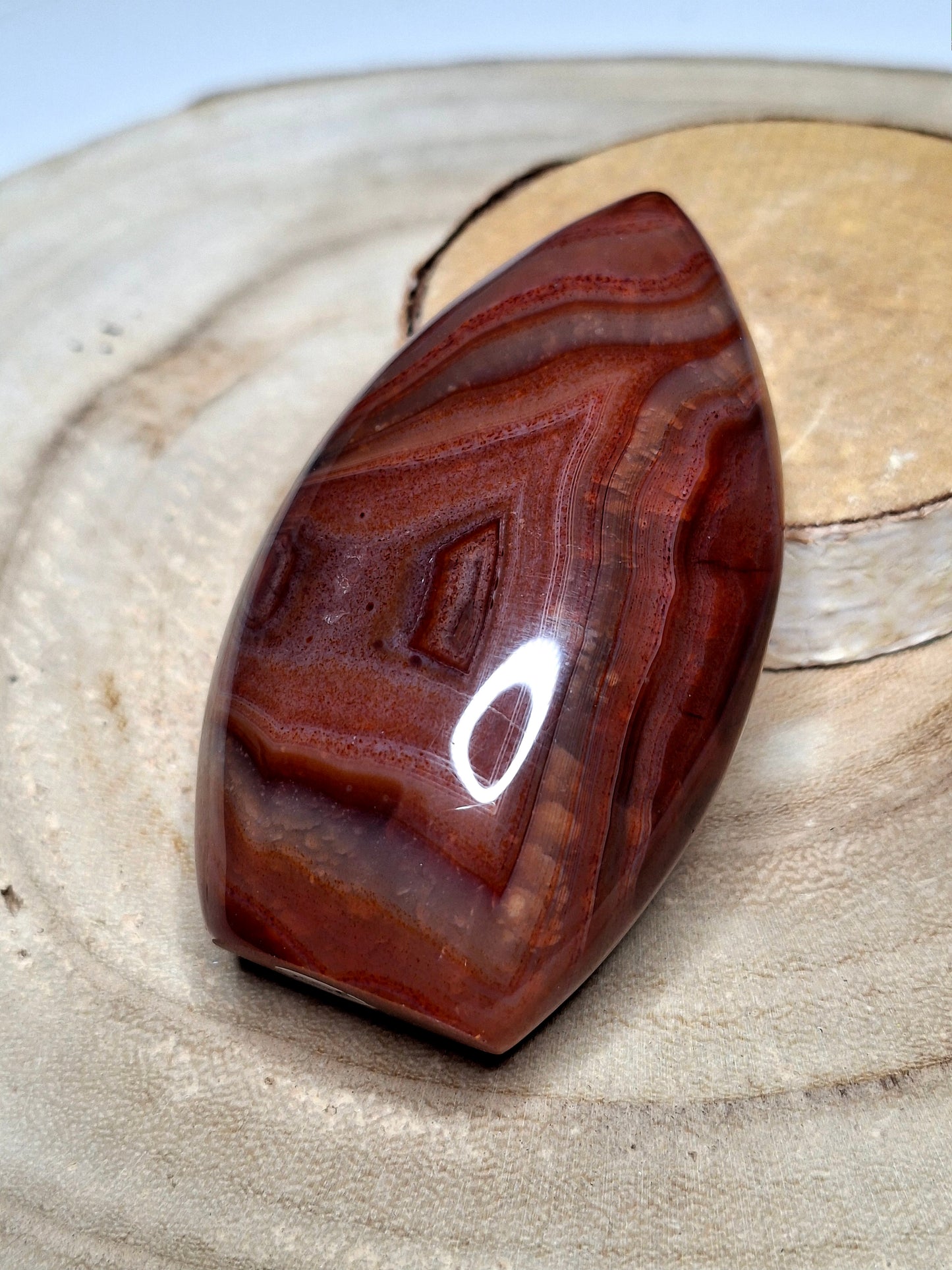 NOUVEAU - Flamme en cornaline