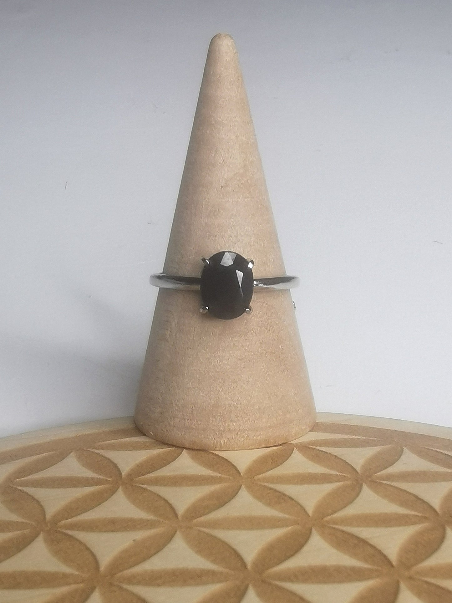 Bague en saphir sur argent