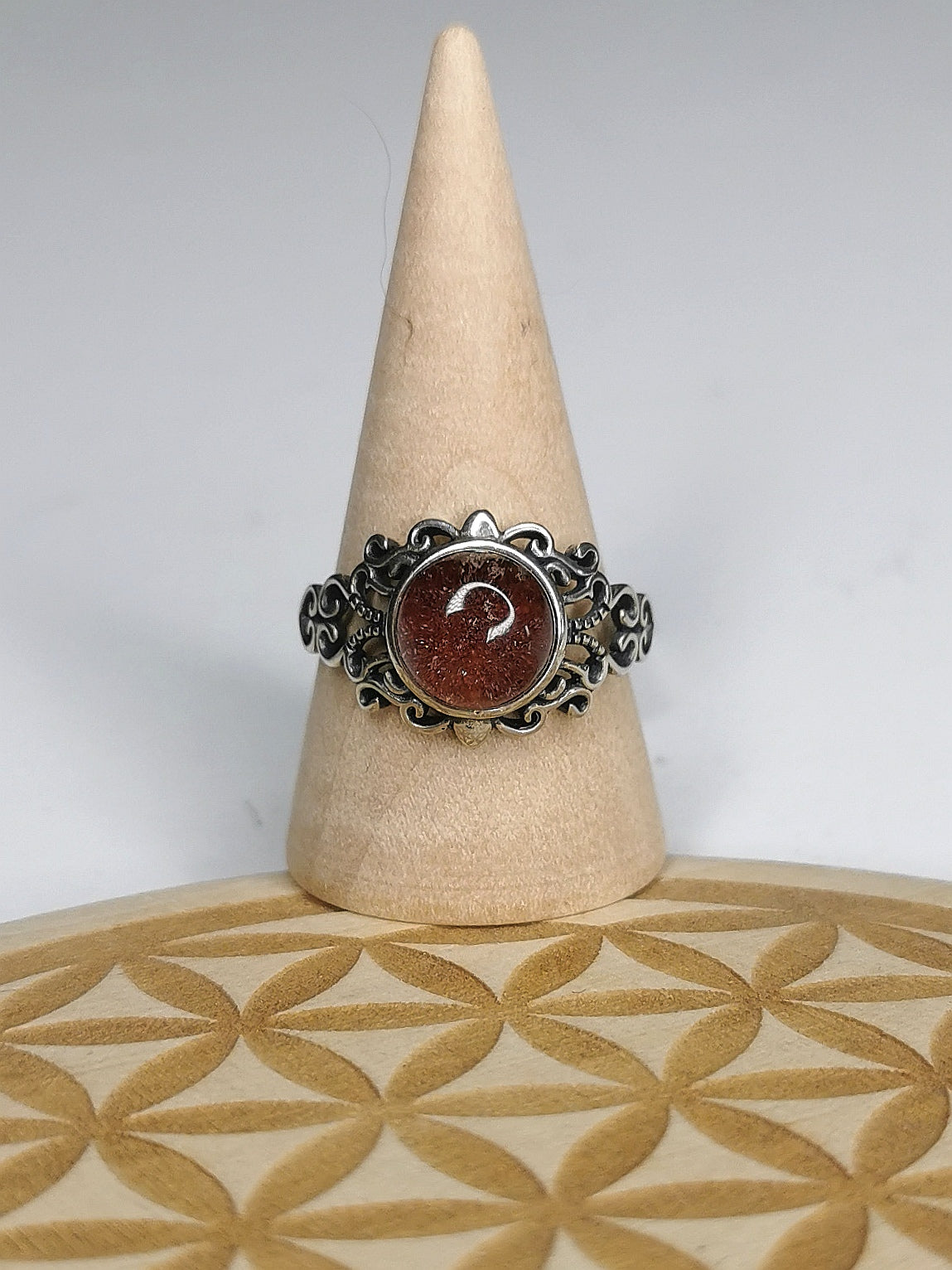 Bague en lodolite sur argent
