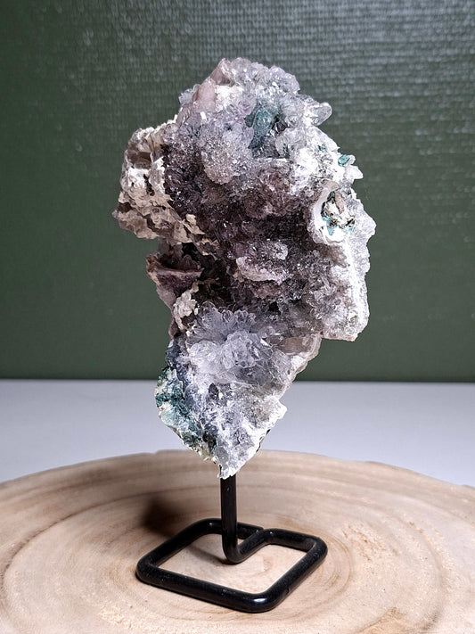 NOUVEAU - Druse en zéolithe sur support