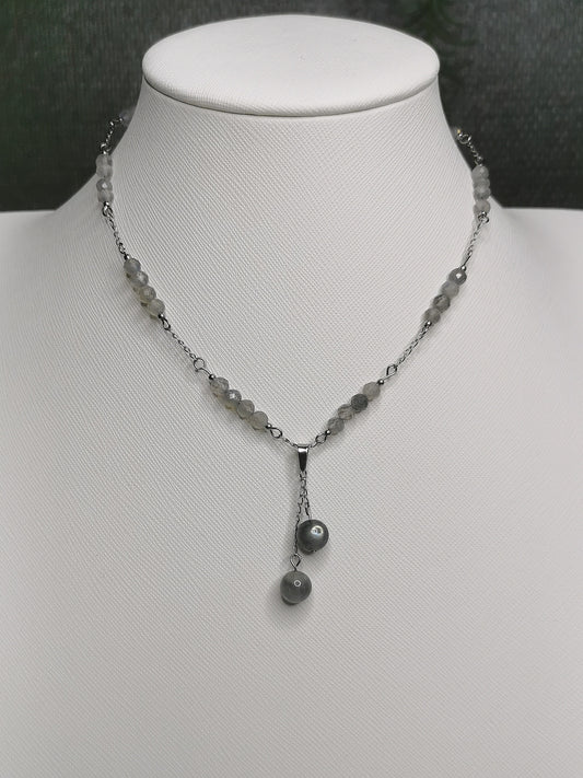 NOUVEAU - Collier en labradorite [Pièce unique]