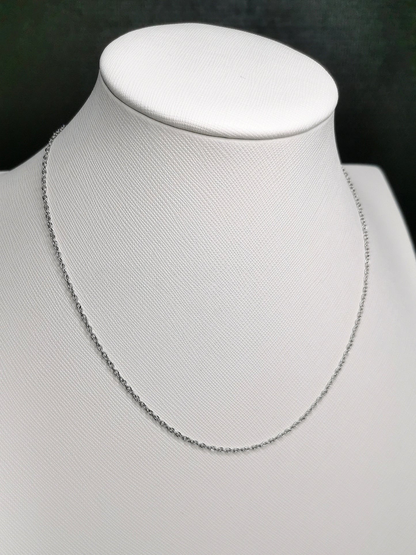 Chaîne en acier inoxydable argenté