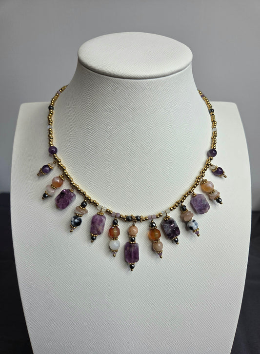 NOUVEAU - Collier soleil "apaisement" [collection Bohème]