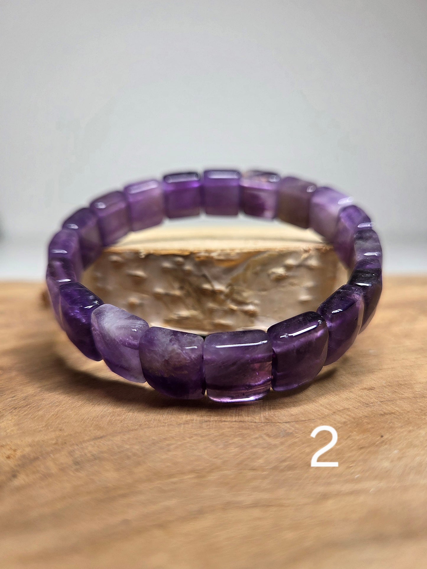 NOUVEAU - Bracelet en améthyste