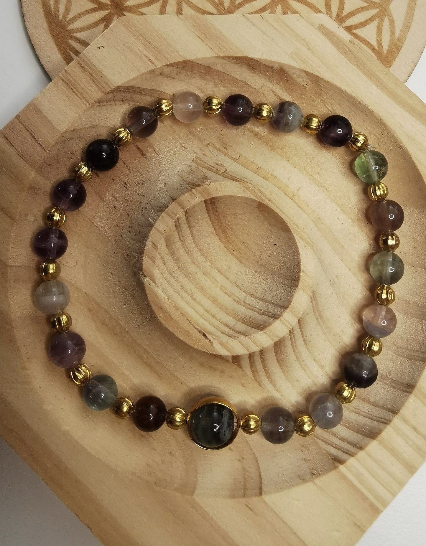 Bracelet en fluorite [PIÈCE UNIQUE]