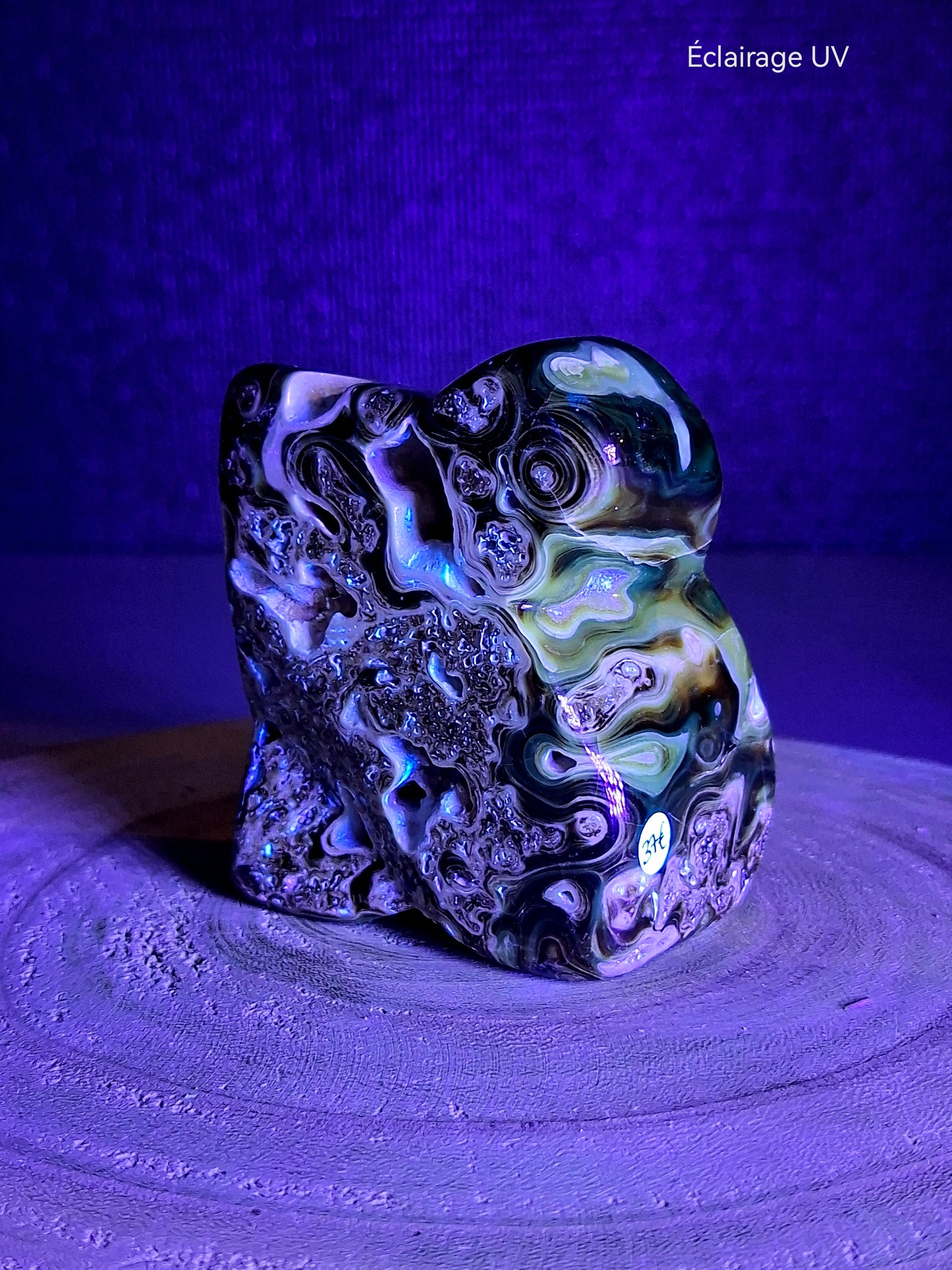 NOUVEAU - Forme libre en calcite chocolat