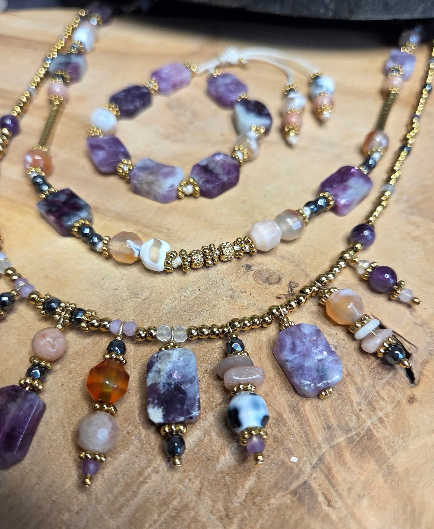 NOUVEAU - Collier soleil "apaisement" [collection Bohème]